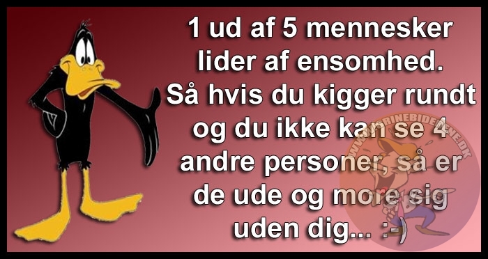 1 ud af 5 mennesker lider af ensomhed