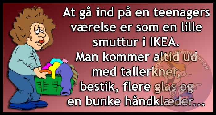 At gå ind på en teenagers værelse