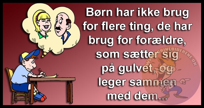 Børn har ikke brug for flere ting
