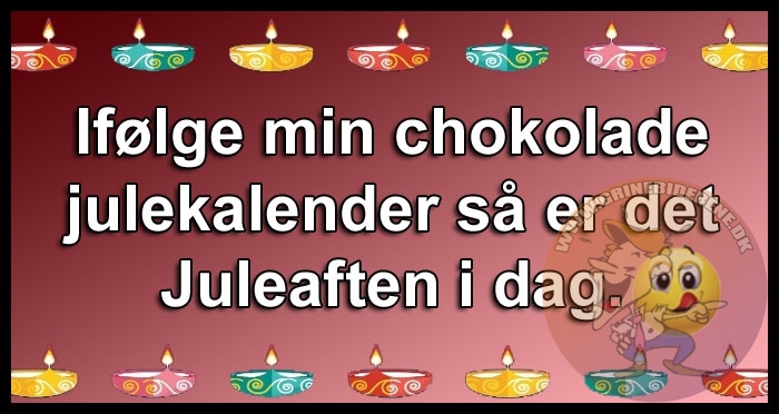 Chokolade julekalender