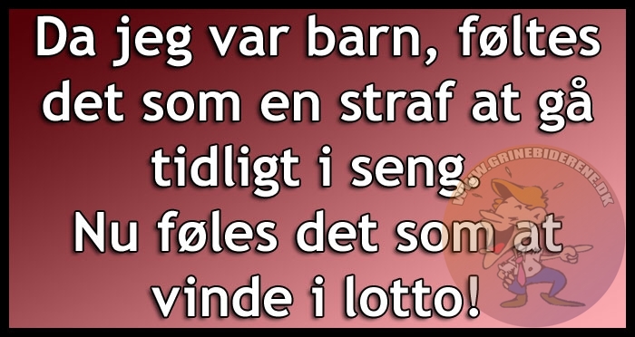 Da jeg var barn