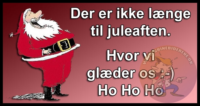 Der er ikke længe til juleaften