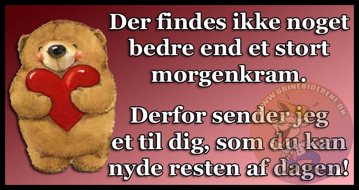 Der findes ikke noget bedre end et stort morgenkram