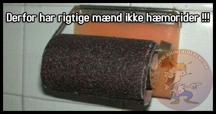 Derfor har rigtige mænd ikke hæmorider