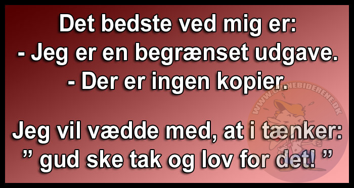 Det bedste ved mig er