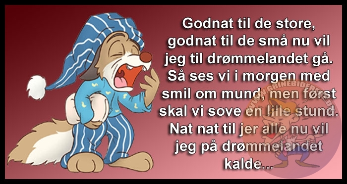 Godnat til de store, godnat til de små