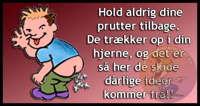 Hold aldrig dine prutter tilbage
